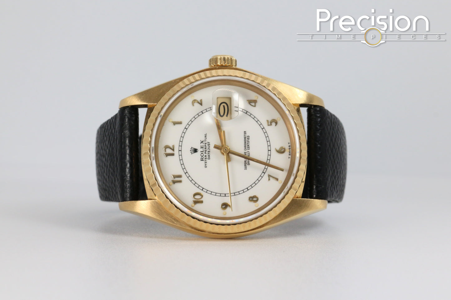 Rolex DateJust 36 Ref: 16018 Cream🔥Boiler Gauge🔥 36mm 18K Yellow Gold