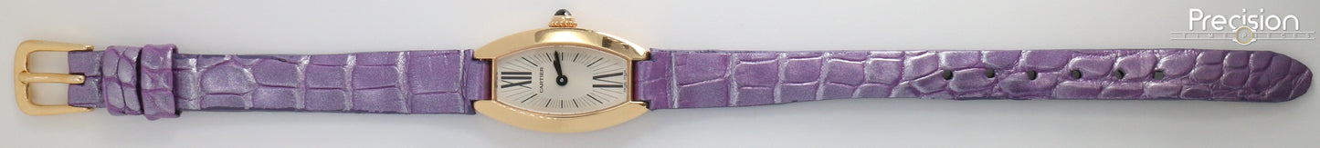 Cartier Mini Tonneau Lanieres Ref: 2592 16mm Quartz