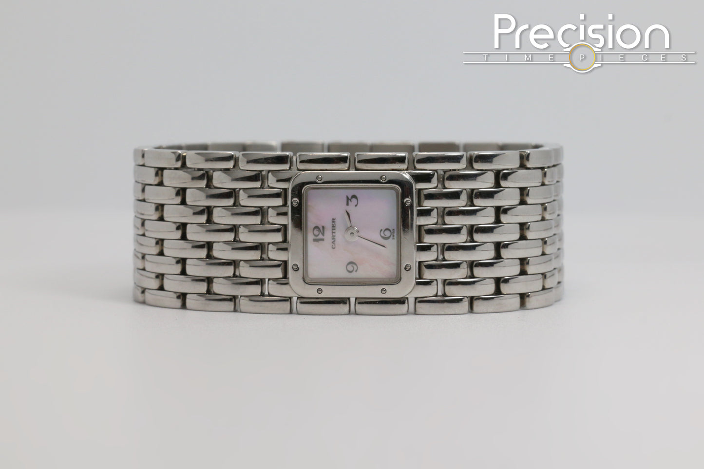 Cartier Panthère Ruban Ref: 2420 RARE MOP Dial Quartz 21mm