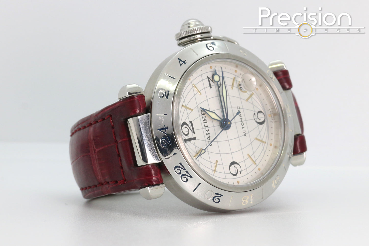 Cartier Pasha C GMT Ref: 2377 35mm Auto