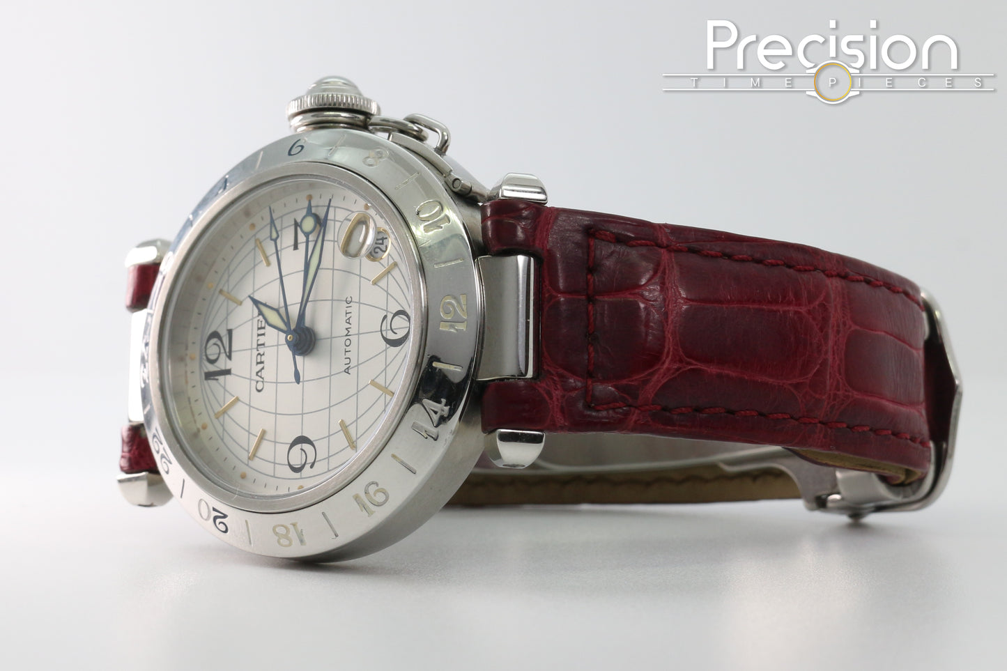 Cartier Pasha C GMT Ref: 2377 35mm Auto