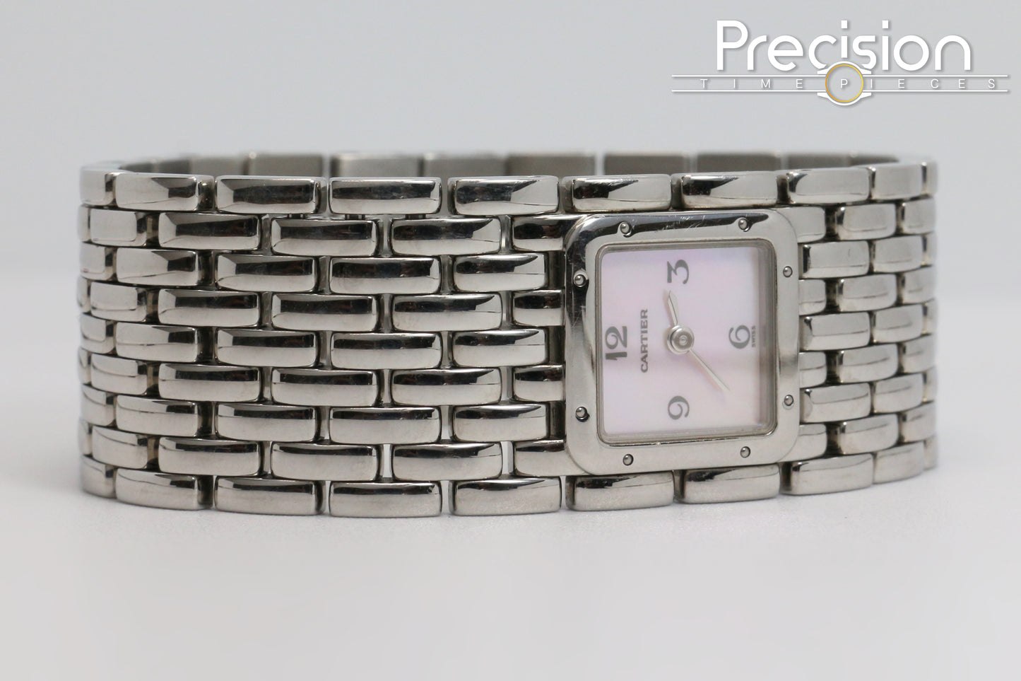Cartier Panthère Ruban Ref: 2420 RARE MOP Dial Quartz 21mm