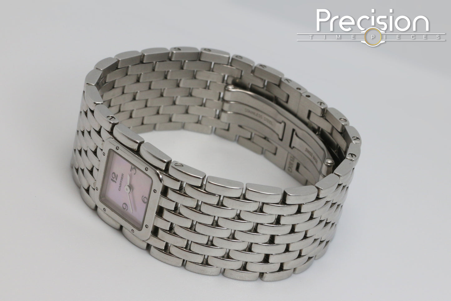 Cartier Panthère Ruban Ref: 2420 RARE MOP Dial Quartz 21mm