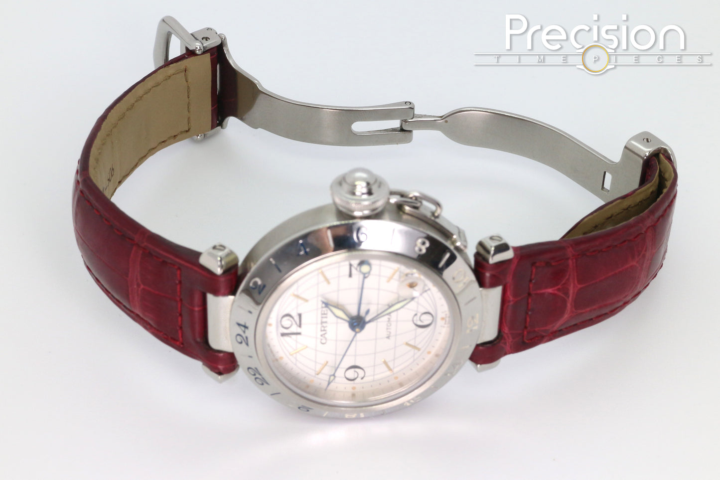 Cartier Pasha C GMT Ref: 2377 35mm Auto
