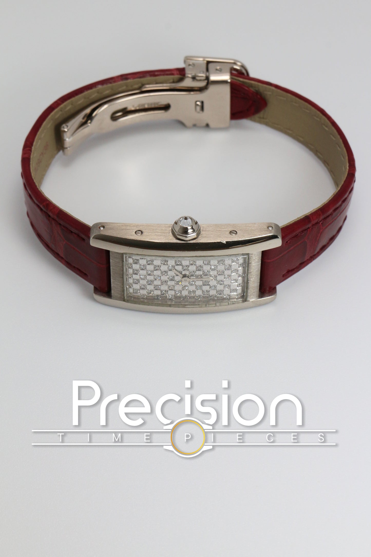Cartier Americaine White Gold Rare Diamond Dial