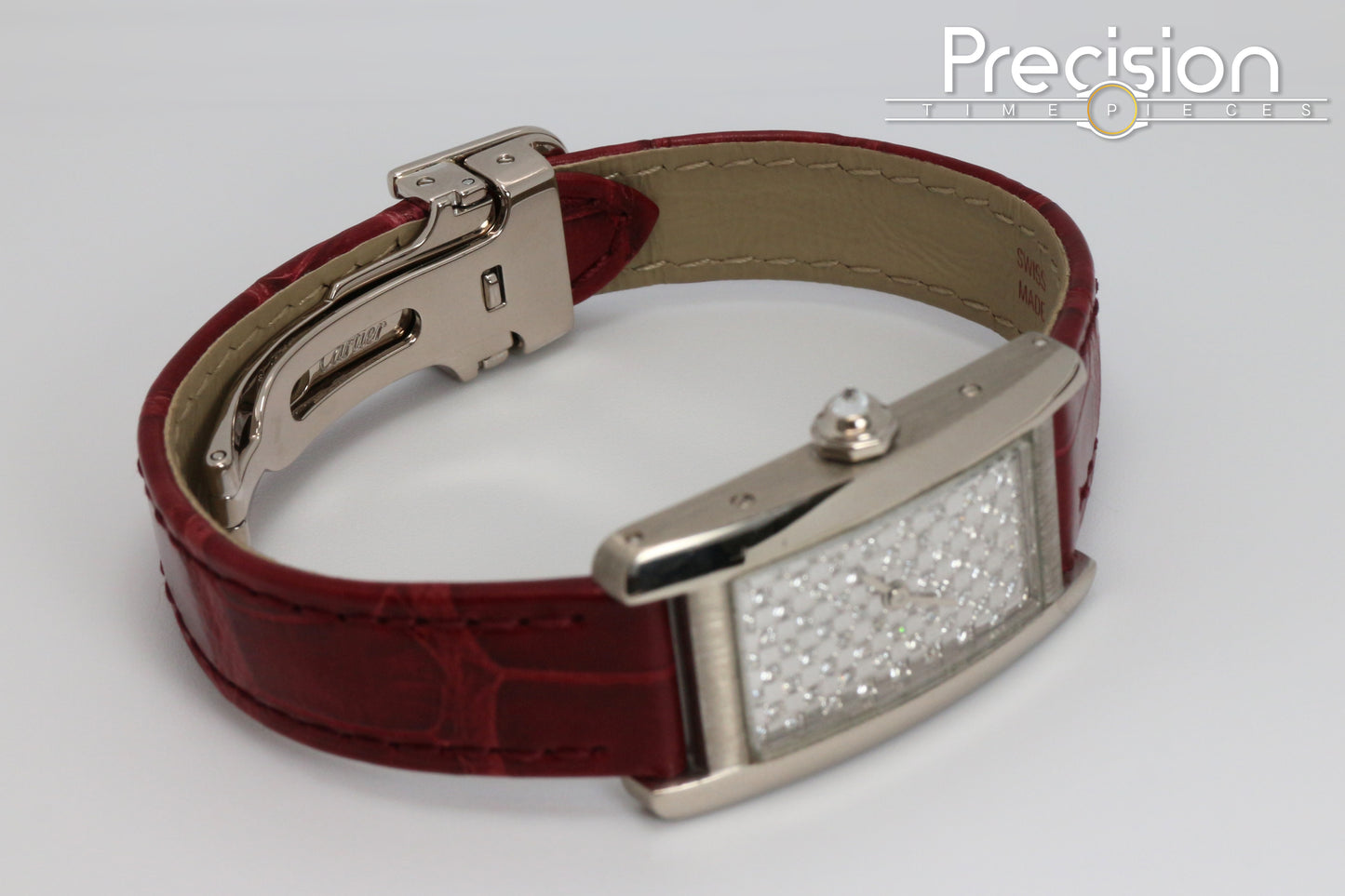 Cartier Americaine White Gold Rare Diamond Dial