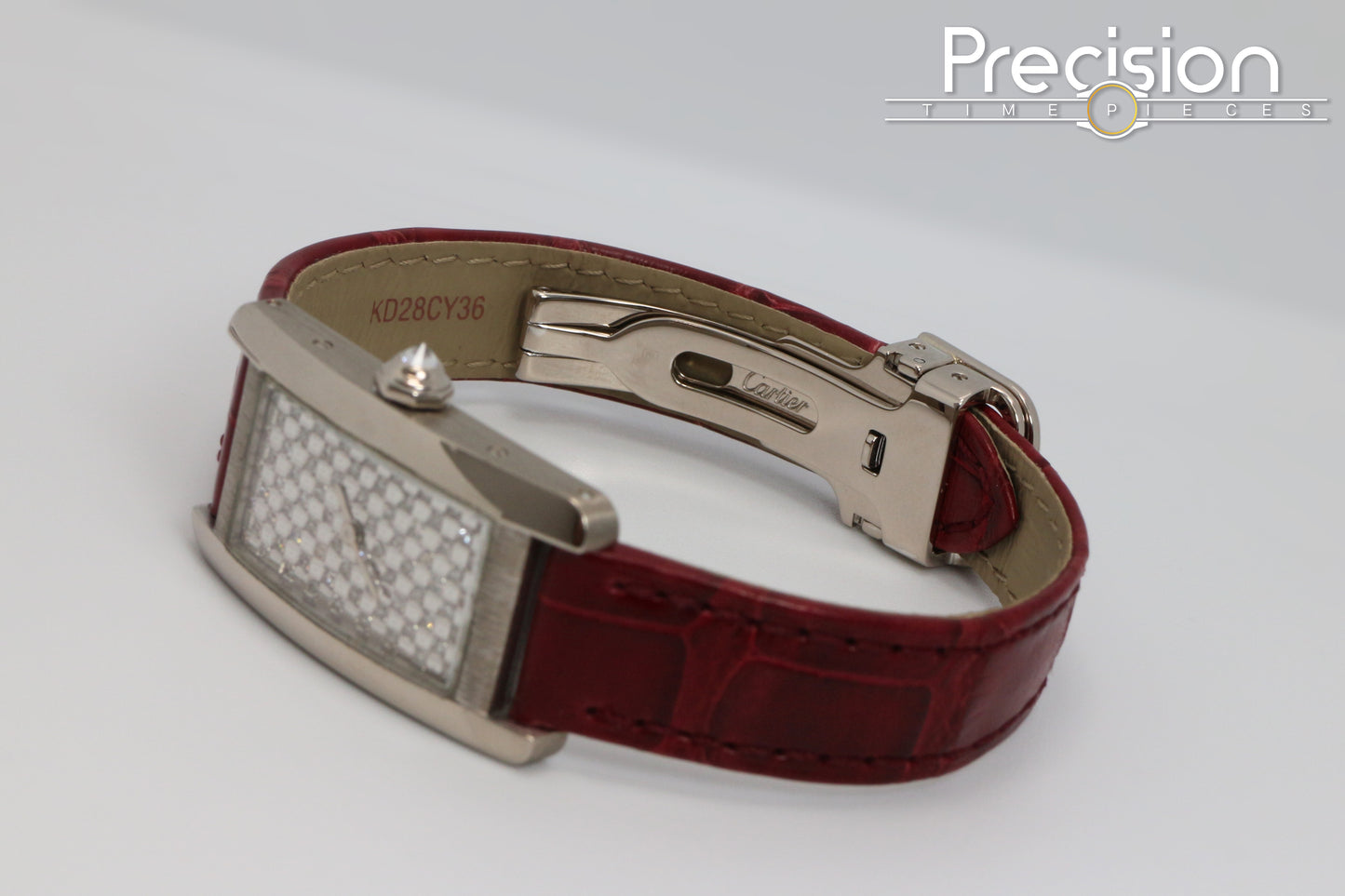 Cartier Americaine White Gold Rare Diamond Dial