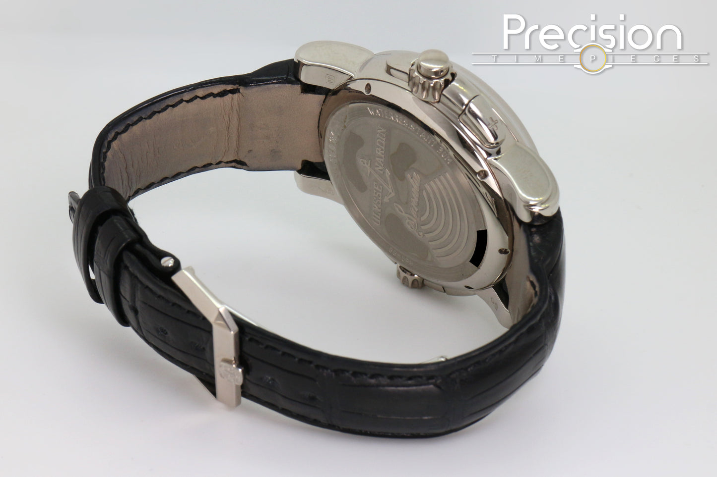 Ulysse Nardin Sonata Ref: 660-88 42mm 18K White Gold Full Set
