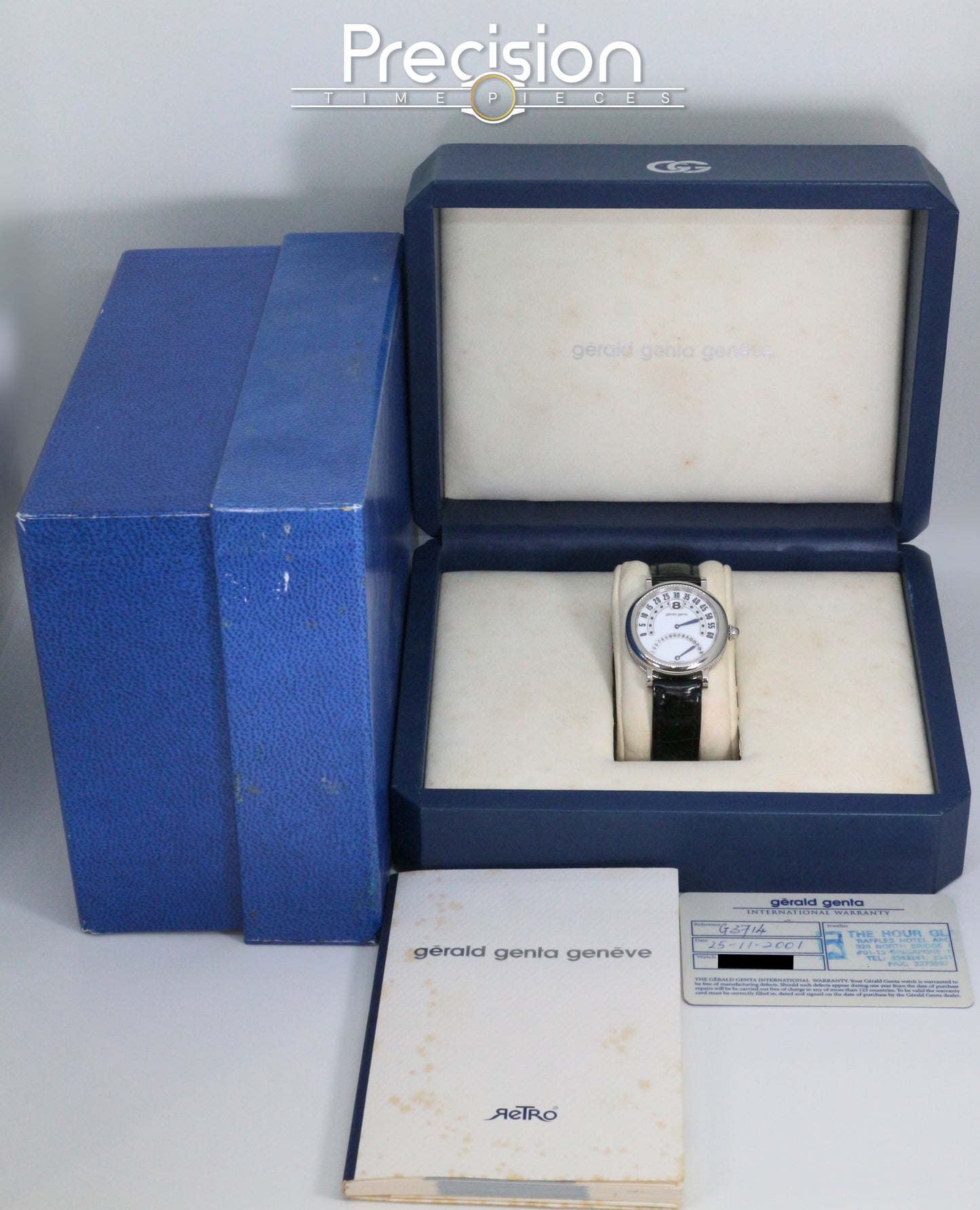 Gerald Genta Retro Jump Hour G3714 34mm