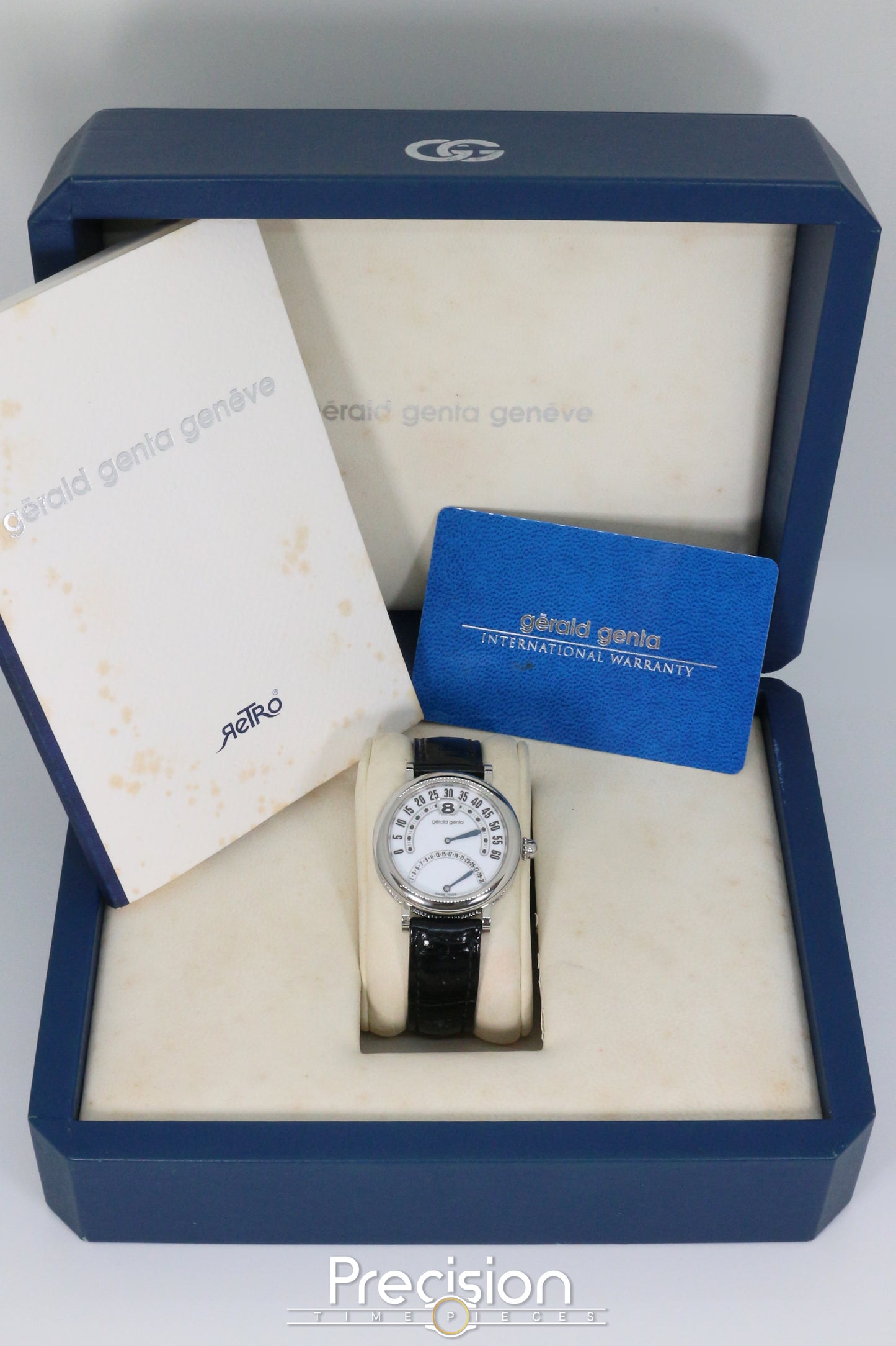 Gerald Genta Retro Jump Hour G3714 34mm