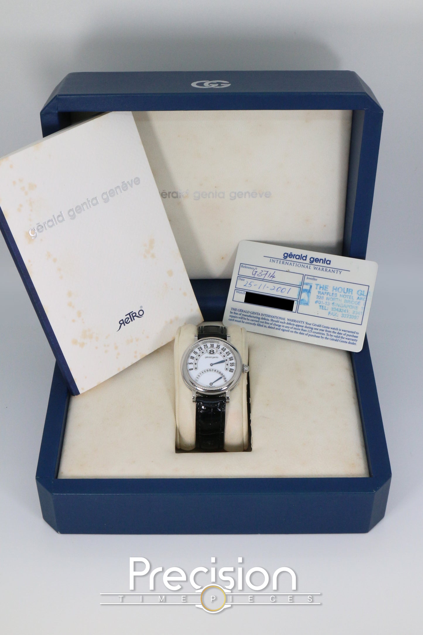 Gerald Genta Retro Jump Hour G3714 34mm