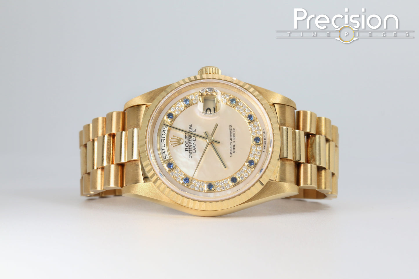 Rolex Day-Date 36 🔥Very Rare Myriad Mother of Pearl Sapphire Dial🔥36mm Automatic