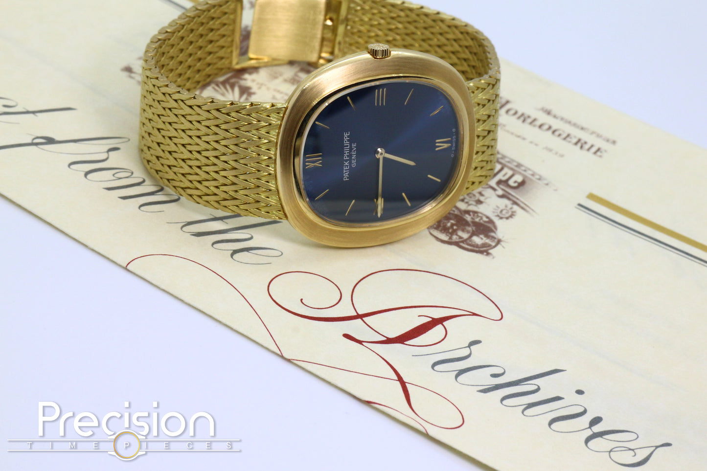 Patek Philippe Ref: 3589 Grand Ellipse “Jumbo” Automatic PP Serviced 2024 Archive Papers