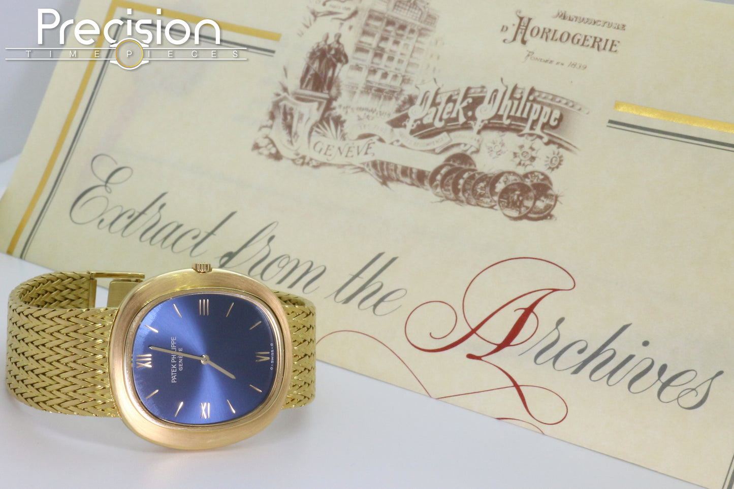 Patek Philippe Ref: 3589 Grand Ellipse “Jumbo” Automatic PP Serviced 2024 Archive Papers