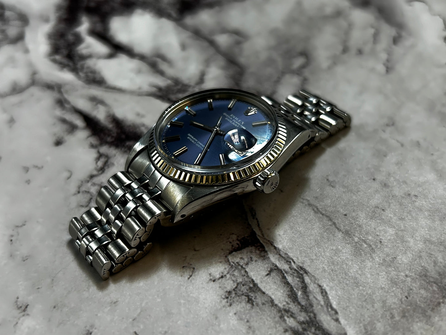 Rolex DateJust Ref: 1601 Rare “Lavender Blue” Dial