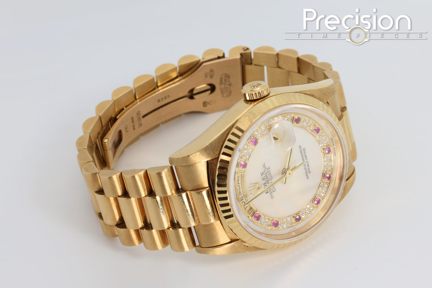 Rolex Day-Date 36 Ref: 18238 Myriad Mother of Pearl Ruby Dial 36mm Automatic