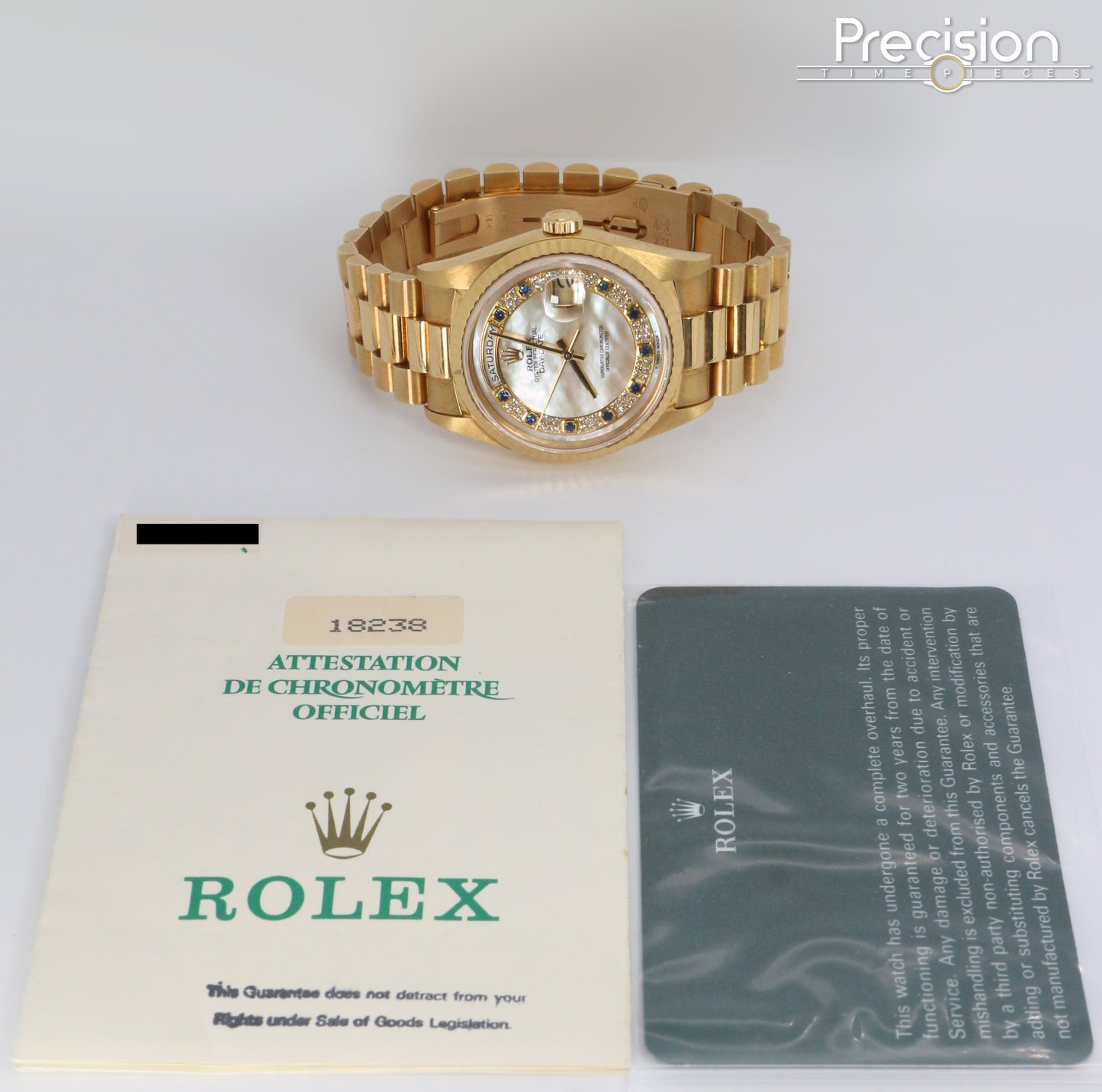 Rolex Day-Date 36 🔥Very Rare Myriad Mother of Pearl Sapphire Dial🔥36mm Automatic