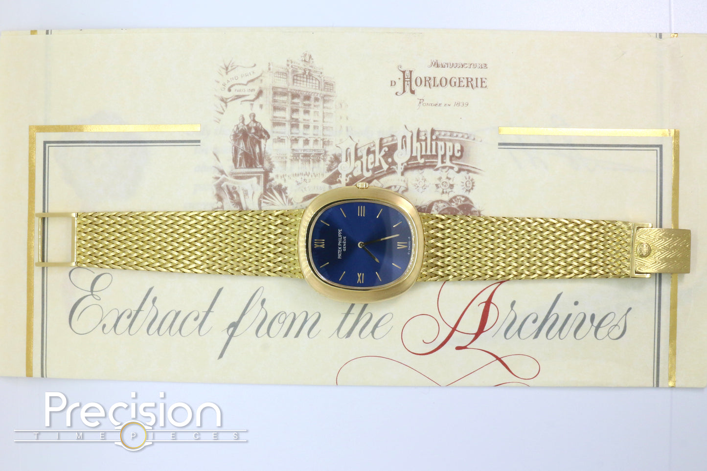 Patek Philippe Ref: 3589 Grand Ellipse “Jumbo” Automatic PP Serviced 2024 Archive Papers