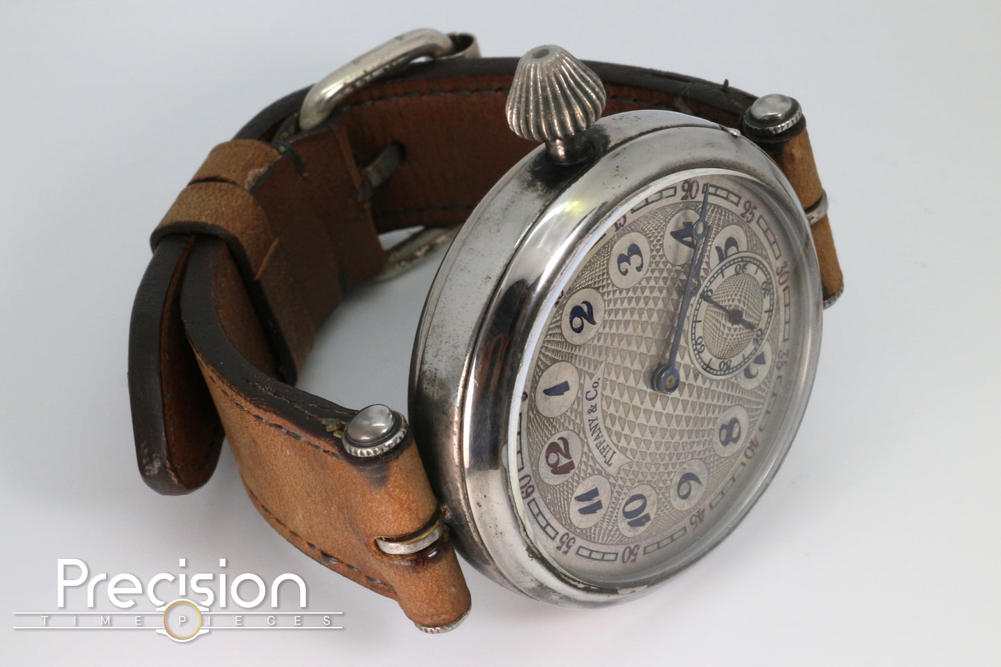 Tiffany & Co. 50mm Manual Wind Pocket Watch Converted