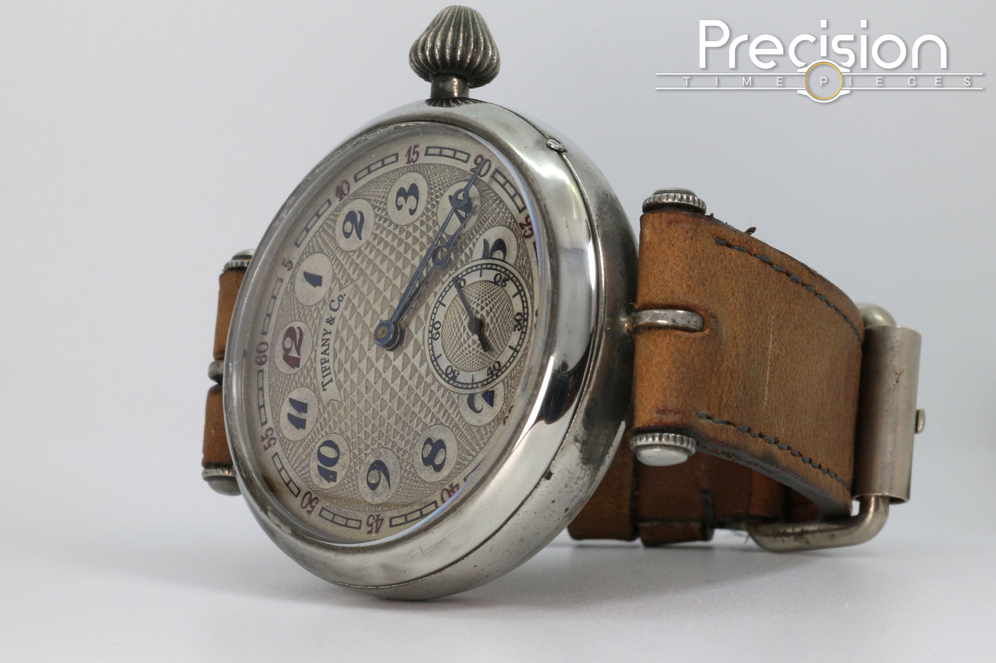 Tiffany & Co. 50mm Manual Wind Pocket Watch Converted