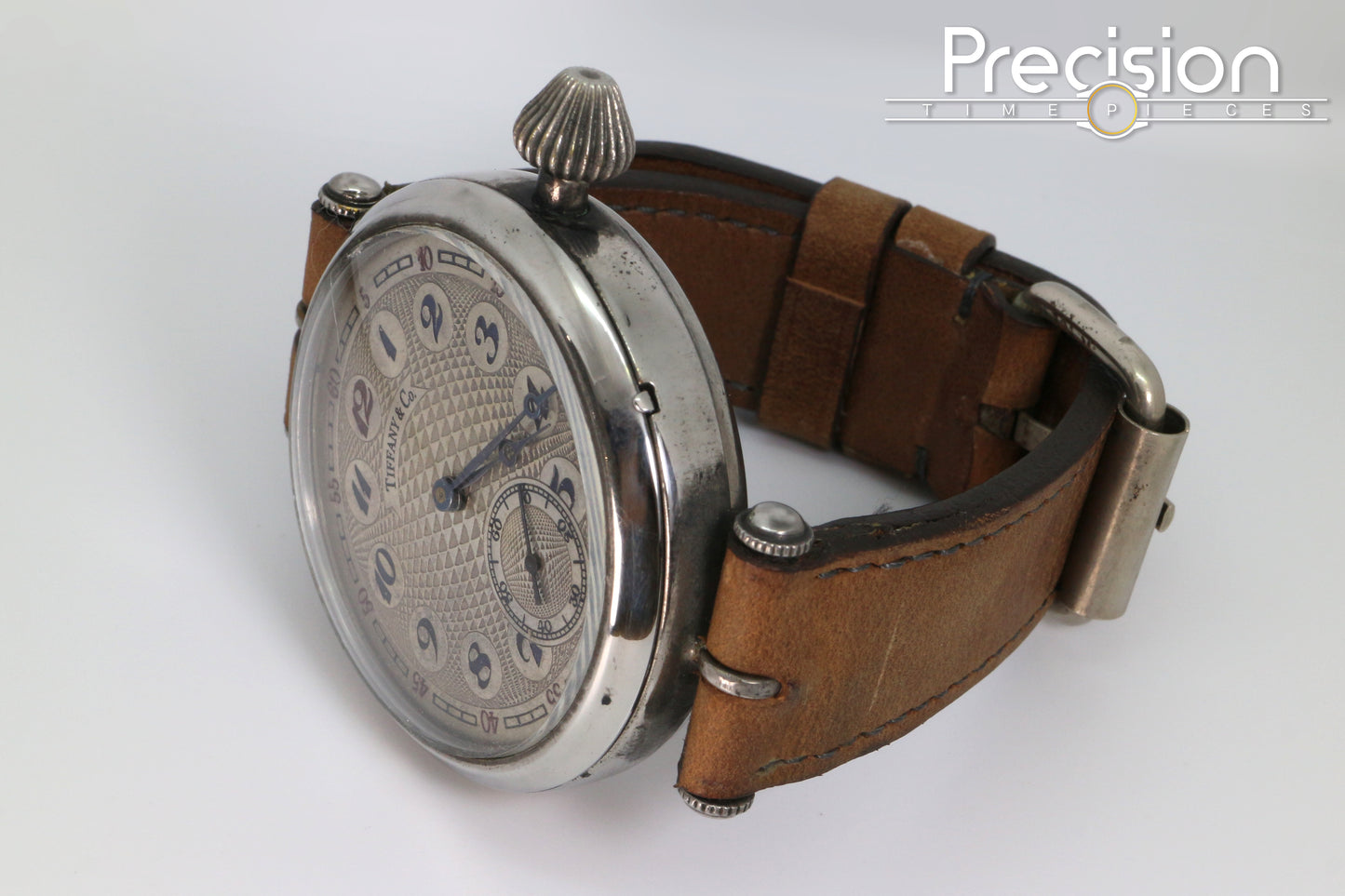 Tiffany & Co. 50mm Manual Wind Pocket Watch Converted