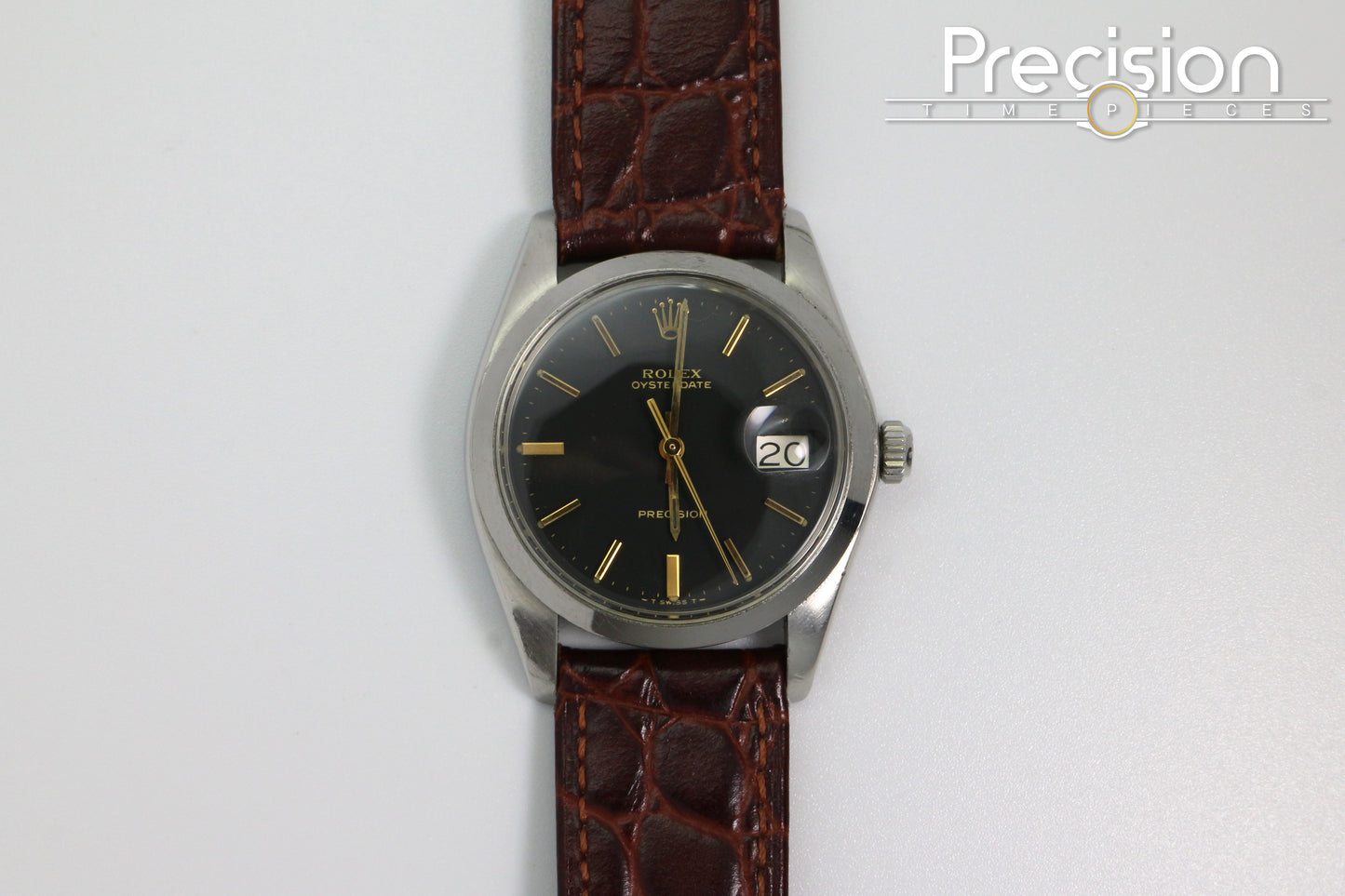 Rolex Oysterdate Precision Ref: 6694 34mm Black Dial