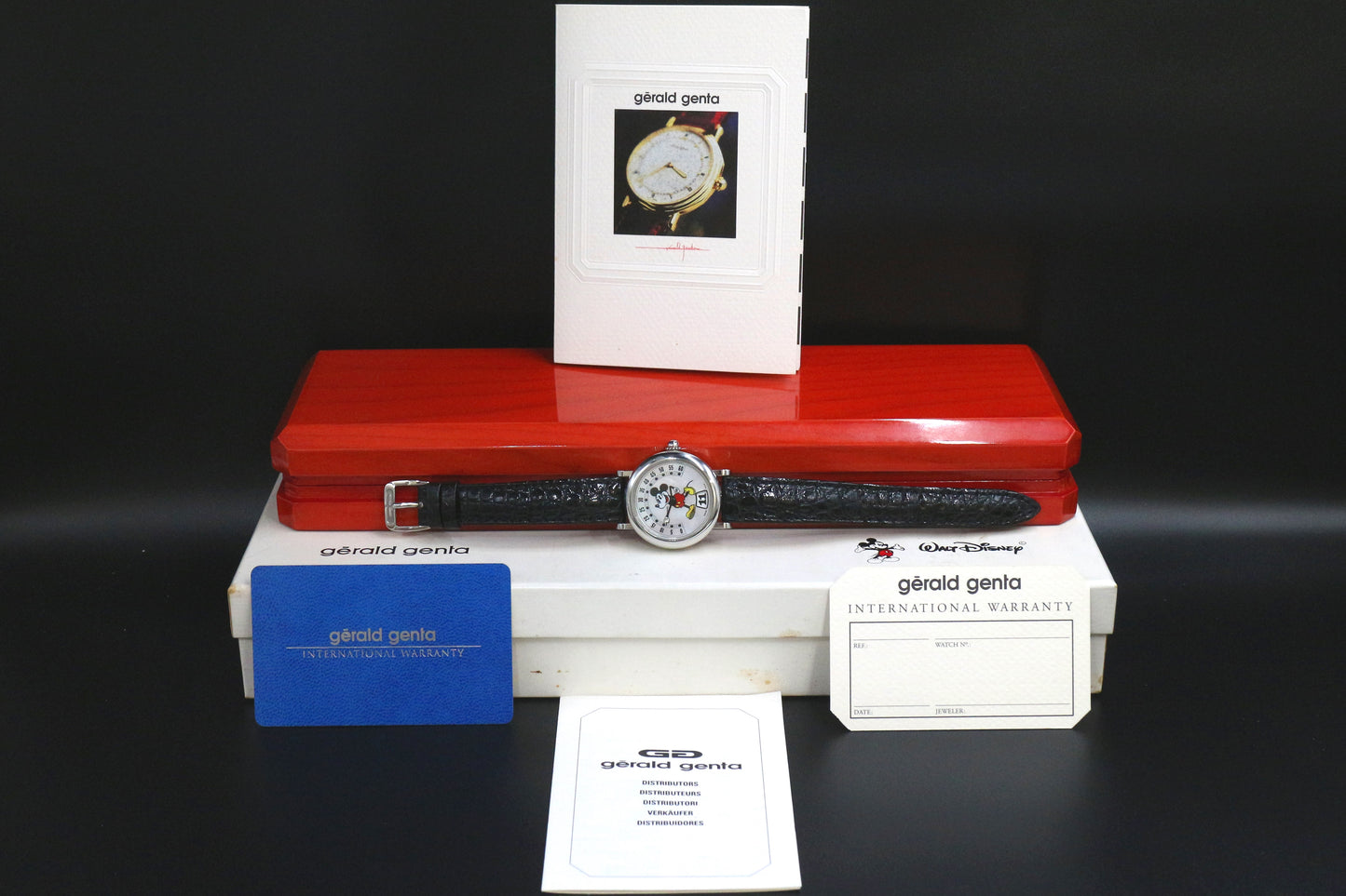 Gerald Genta Retro Fantasy Mickey Mouse Watch Full Set