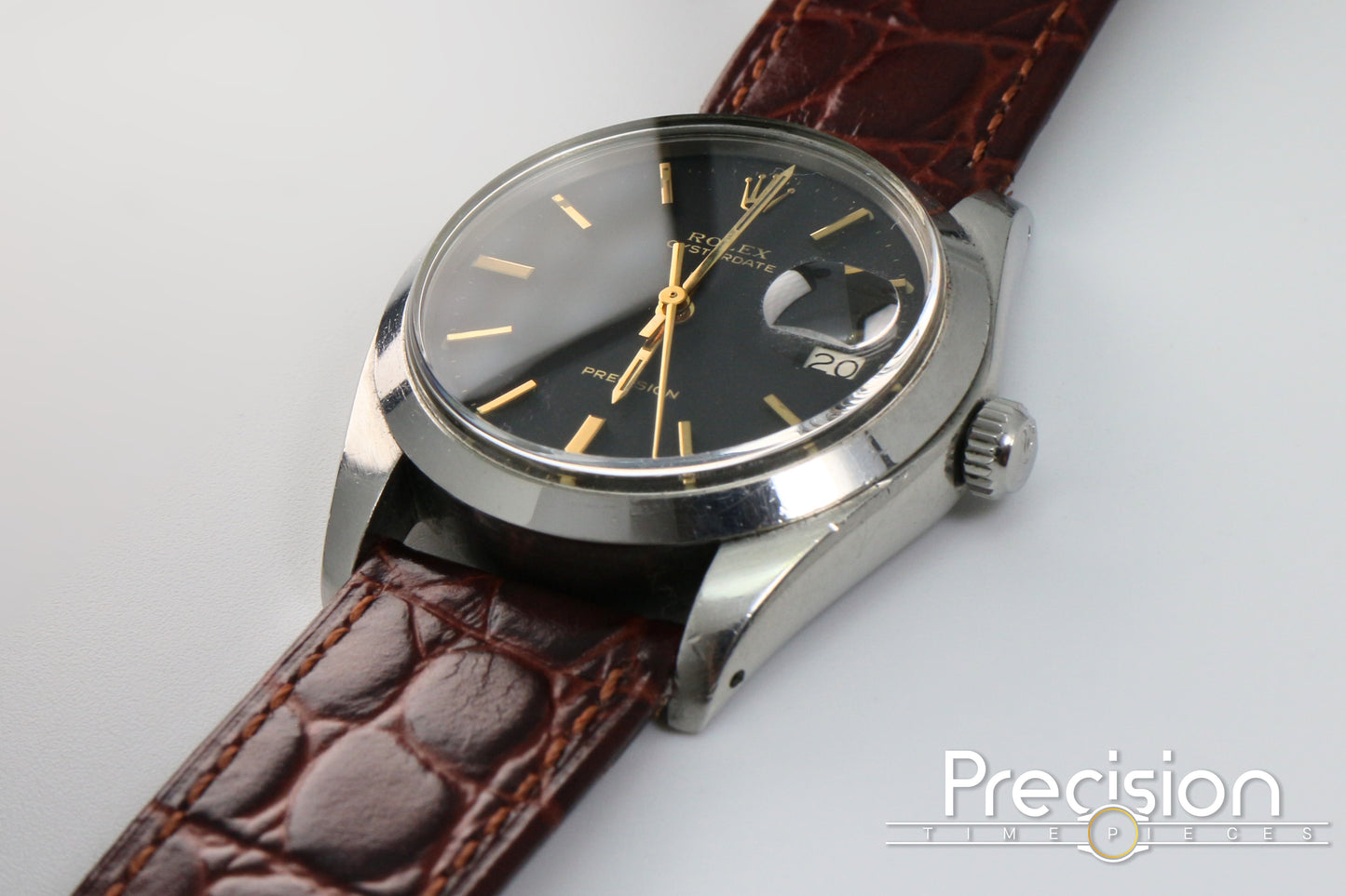 Rolex Oysterdate Precision Ref: 6694 34mm Black Dial
