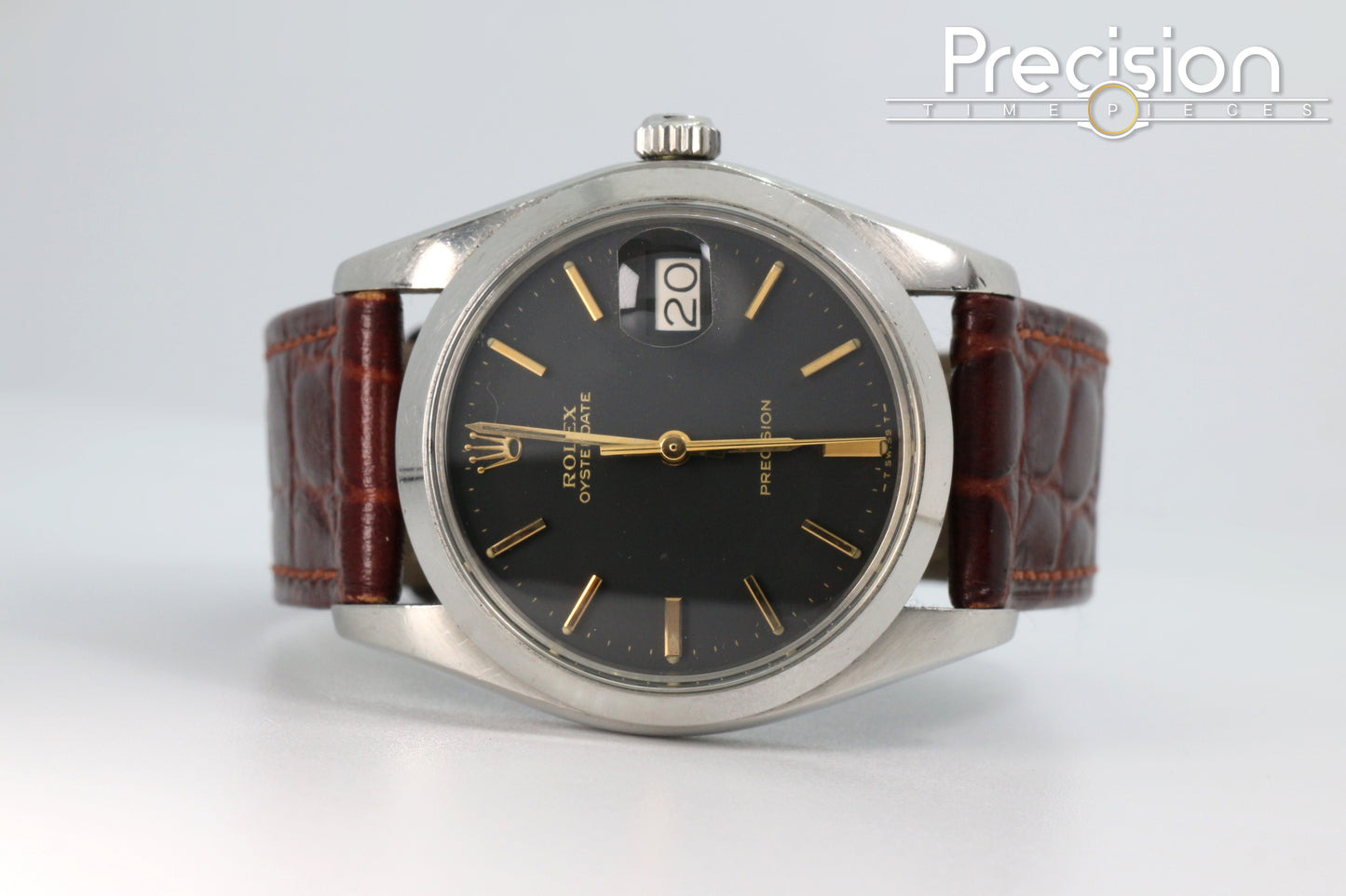 Rolex Oysterdate Precision Ref: 6694 34mm Black Dial