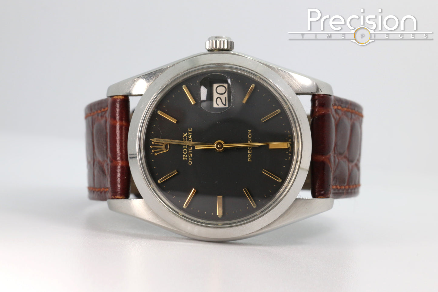 Rolex Oysterdate Precision Ref: 6694 34mm Black Dial