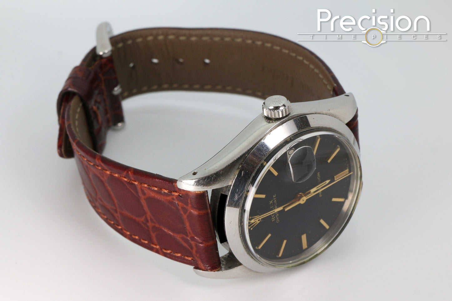 Rolex Oysterdate Precision Ref: 6694 34mm Black Dial