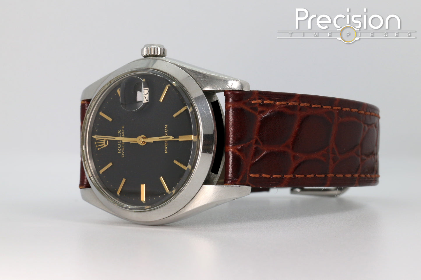 Rolex Oysterdate Precision Ref: 6694 34mm Black Dial