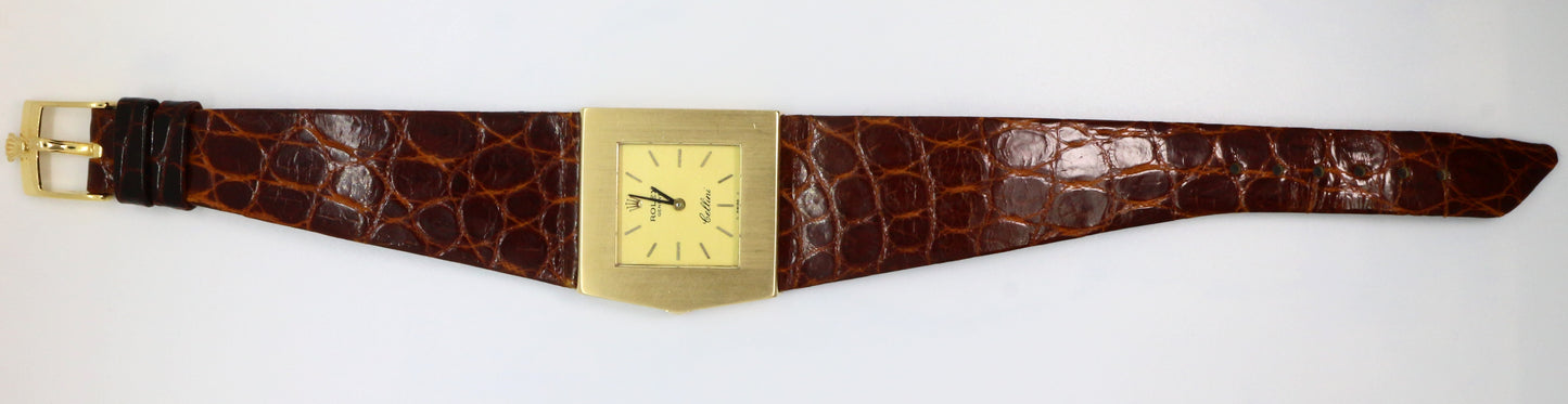 Rolex Cellini “King Midas” Left-Hand Winding 28mm 18K Yellow Gold