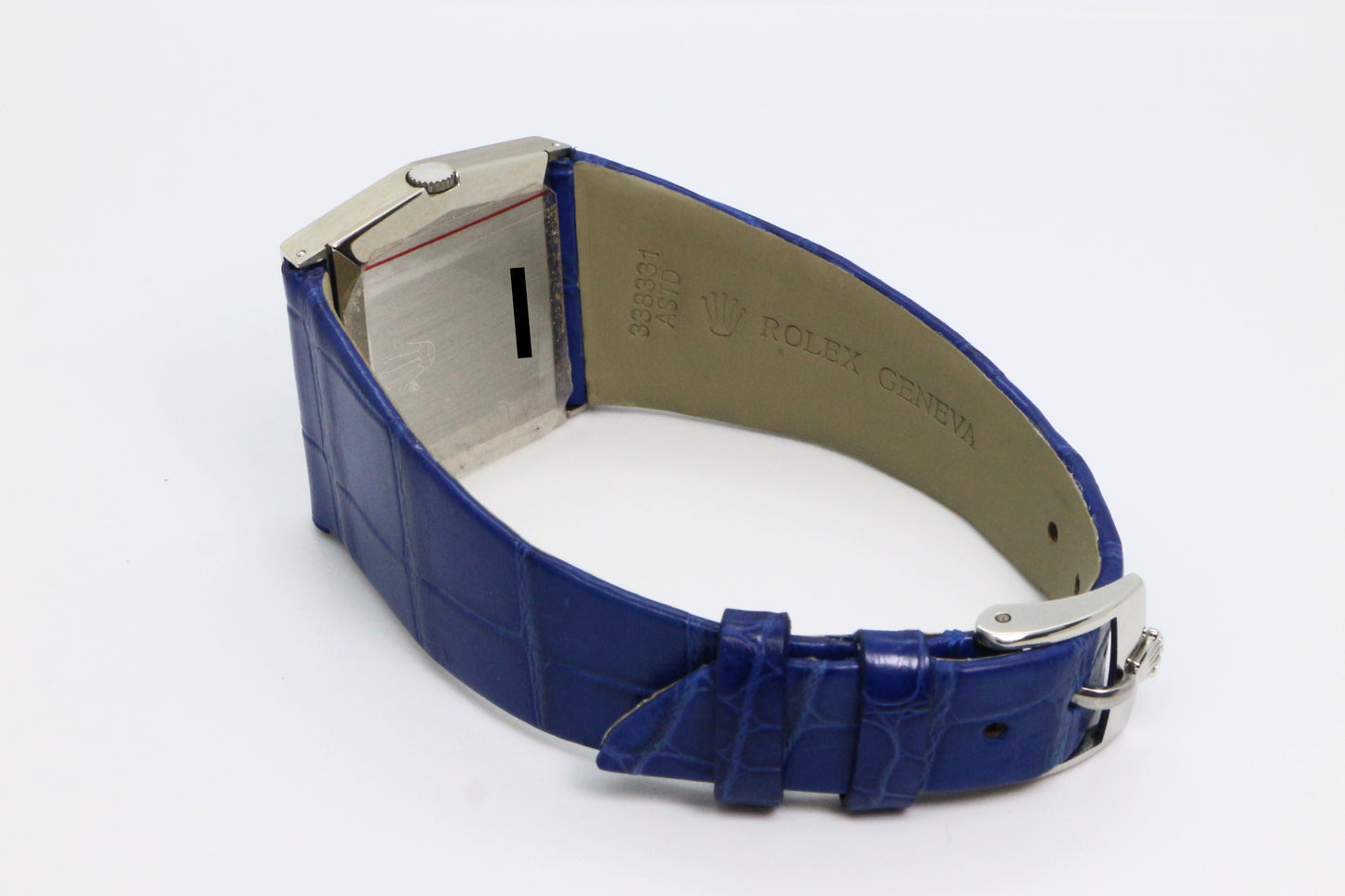 Rolex Cellini “Midas” Style Case 18K White Gold Untouched Case Deep-Ocean Blue Mirror Dial