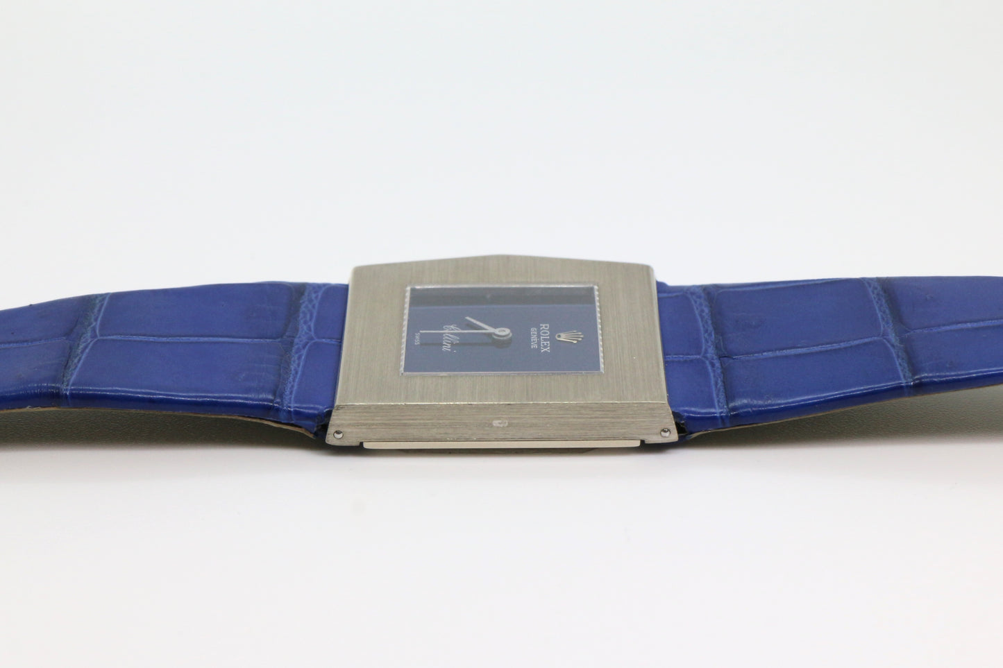Rolex Cellini “Midas” Style Case 18K White Gold Untouched Case Deep-Ocean Blue Mirror Dial