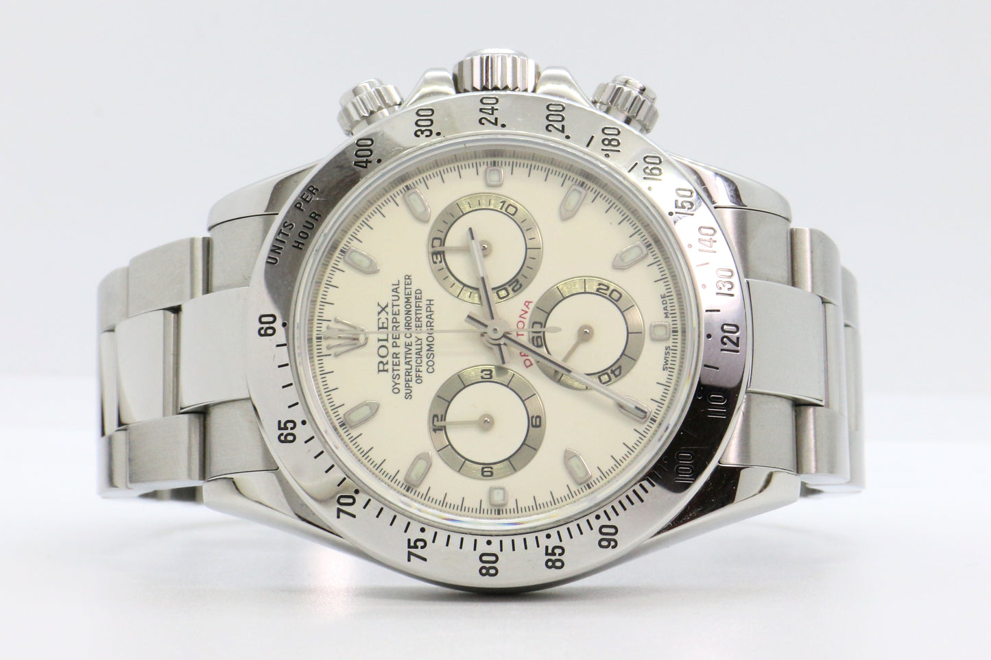 Rolex 116520 Daytona “Panna Dial” P-Series Full Set Untouched Case