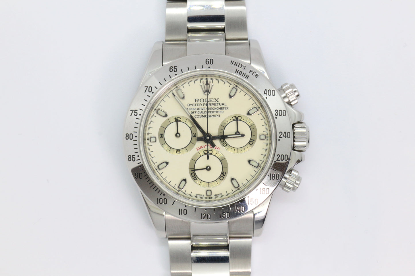 Rolex 116520 Daytona “Panna Dial” P-Series Full Set Untouched Case