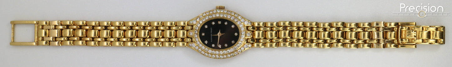 Audemars Piguet 18K Yellow Gold Factory Diamond Bezel & Dial