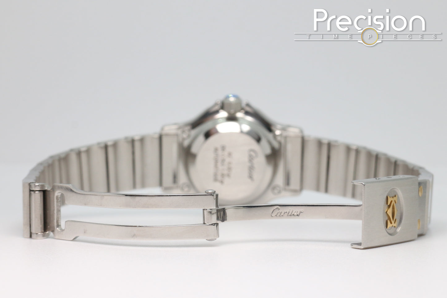 Cartier Santos Octagon Ref: 0907 Rare “Ghost Dial” Tropical 25mm Auto