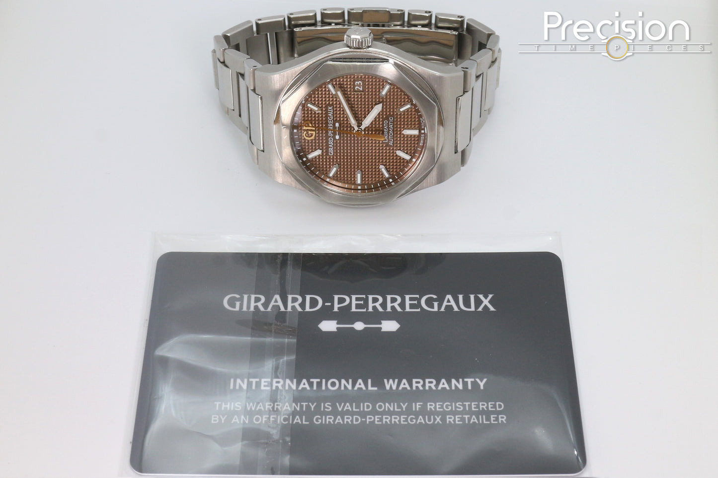 Girard-Perregaux Model: Laureato Reference: 81005-11-3154-1CM 38mm