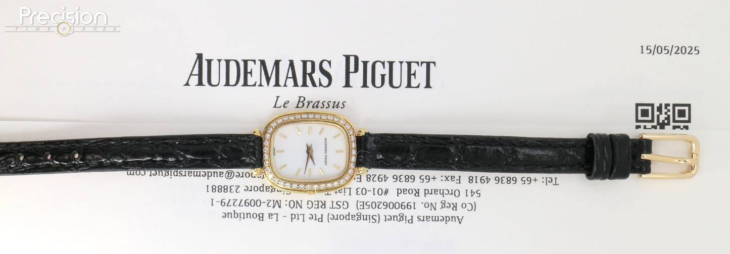 Audemars Piguet Ladies Quartz 19mm 18K Yellow Gold