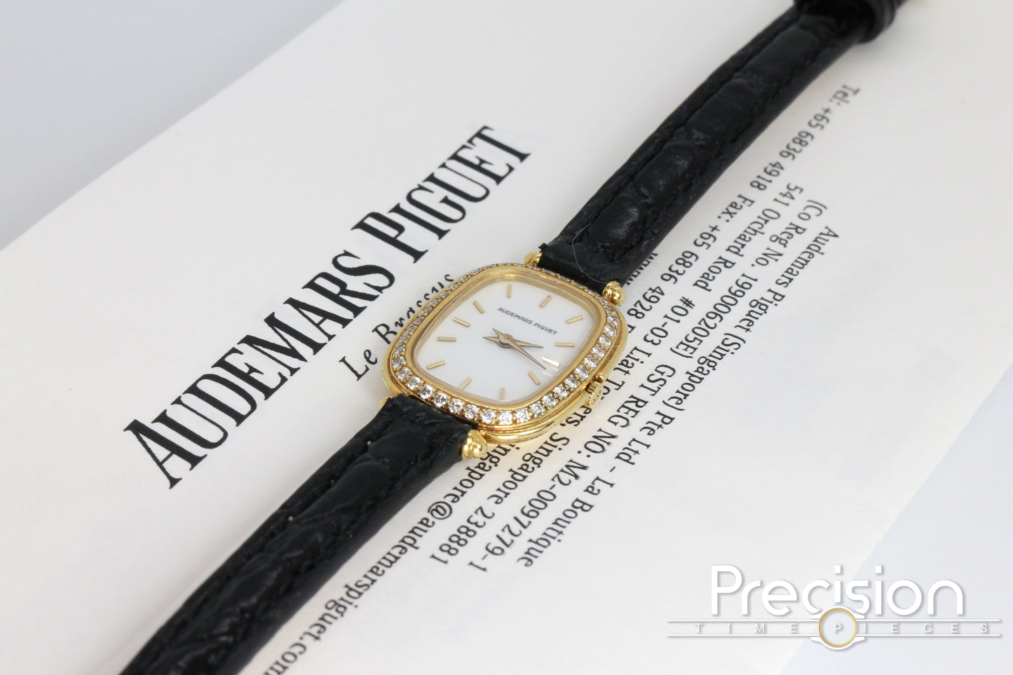 Audemars Piguet Ladies Quartz 19mm 18K Yellow Gold