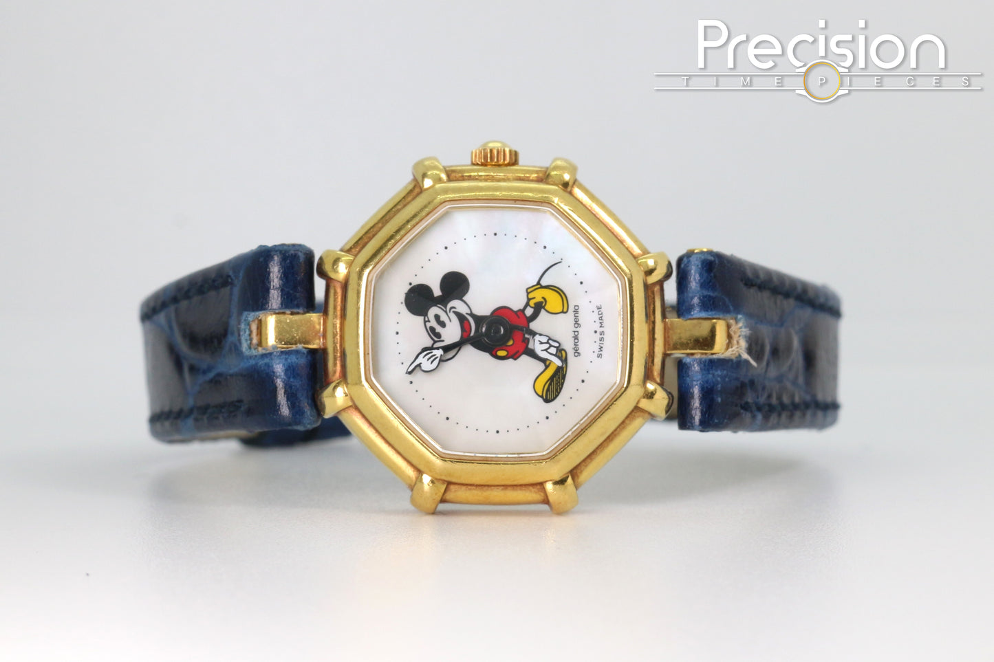 Gerald Genta Mickey Mouse G3299.7 Quartz Yellow Gold 25mm