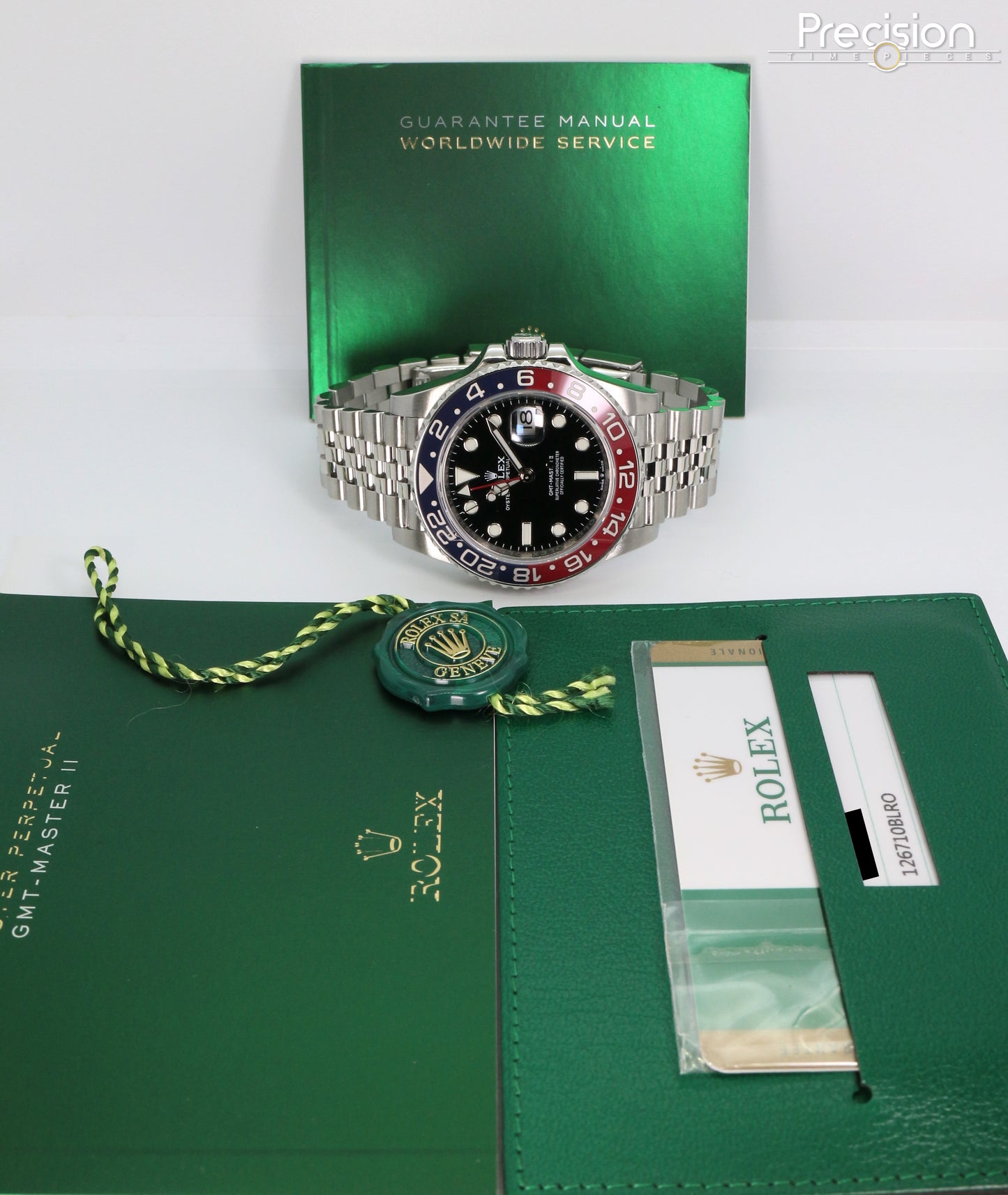 Rolex GMT-Master II Ref: 126710BLRO Full Set April 2020
