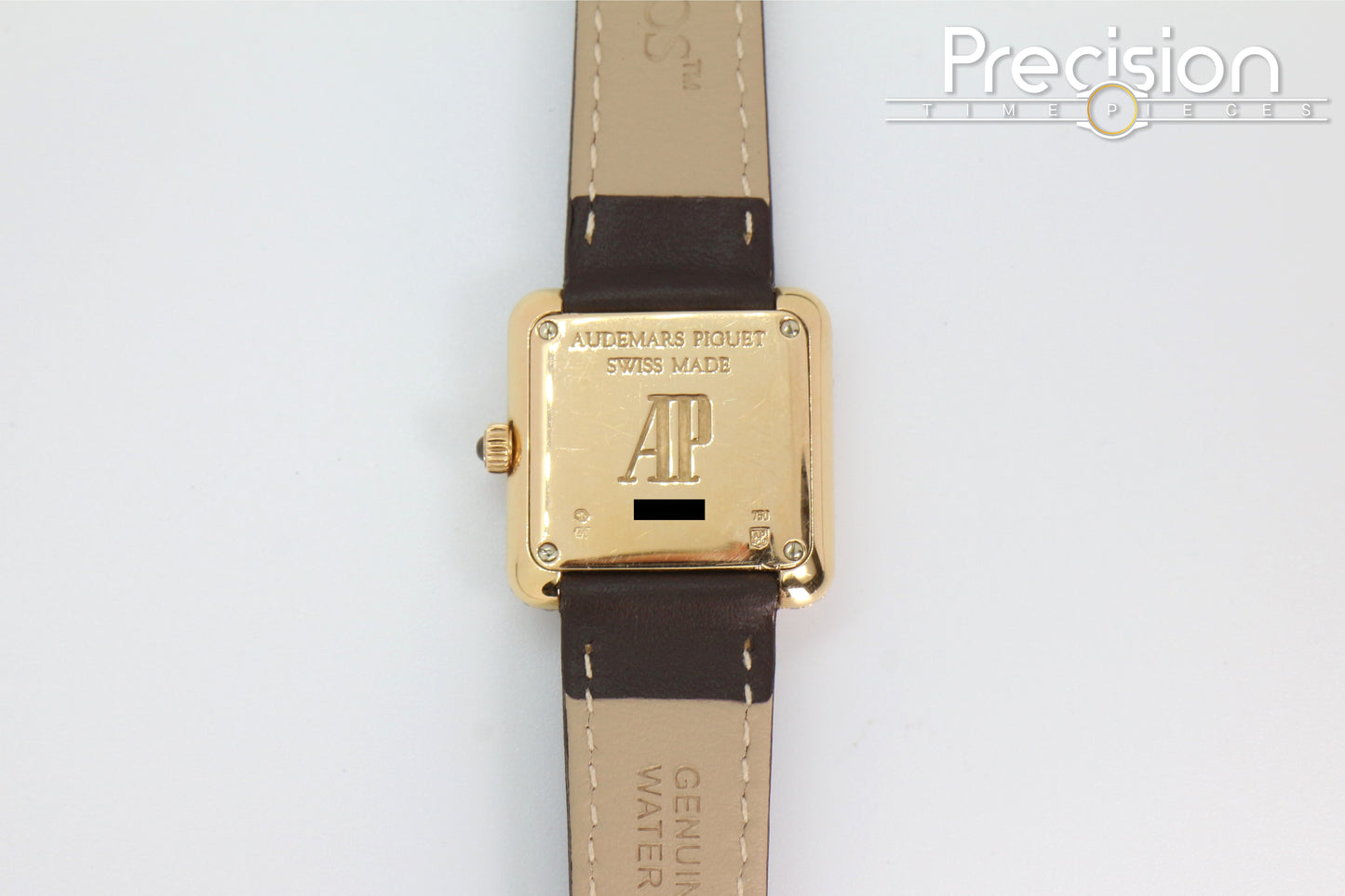 Audemars Piguet 25mm Rose Gold Factory Set Double Row Diamond Bezel