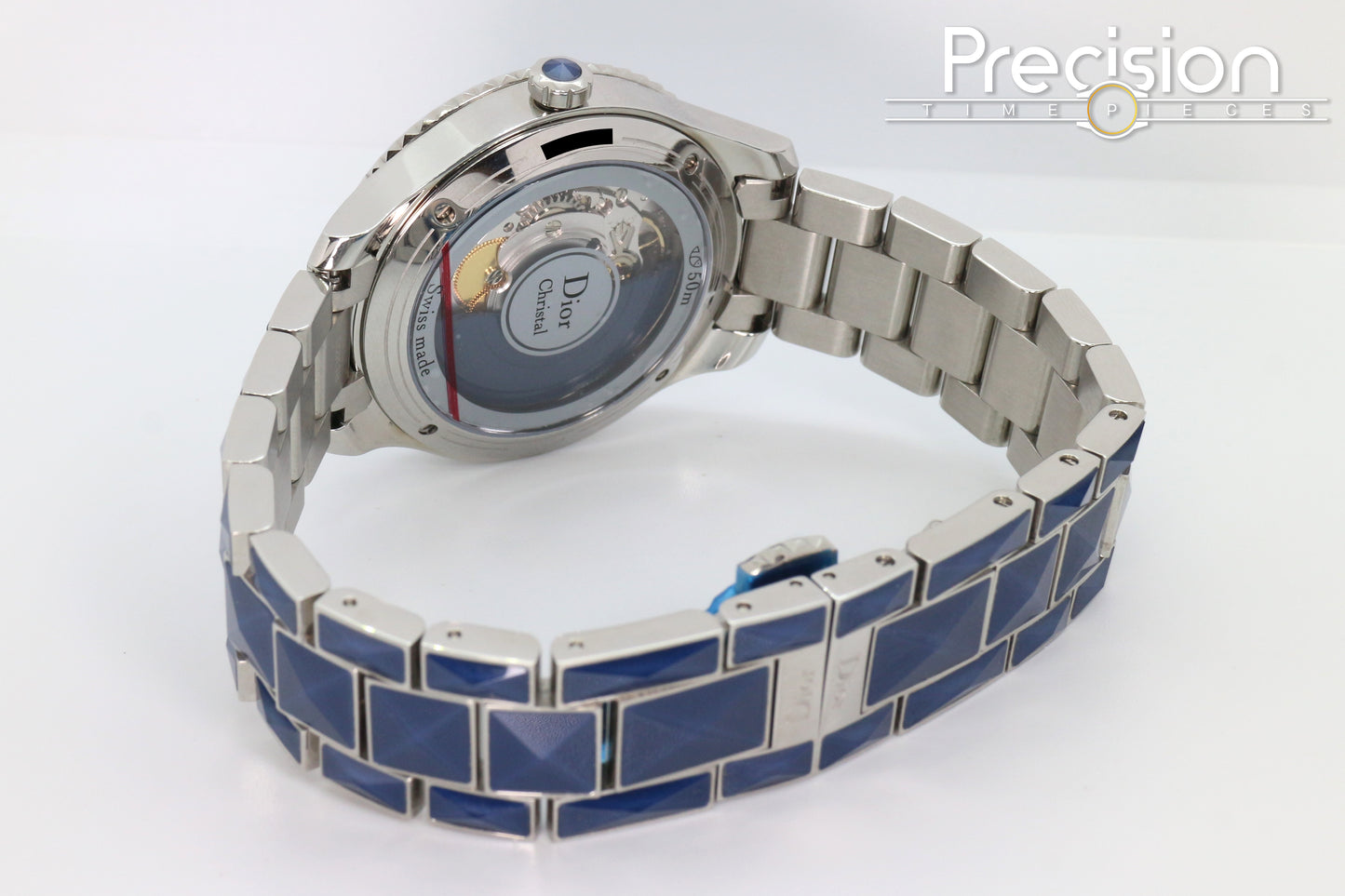 Dior Christal Ref: CD144517 Blue Mother of Pearl with Diamonds Dial 38mm