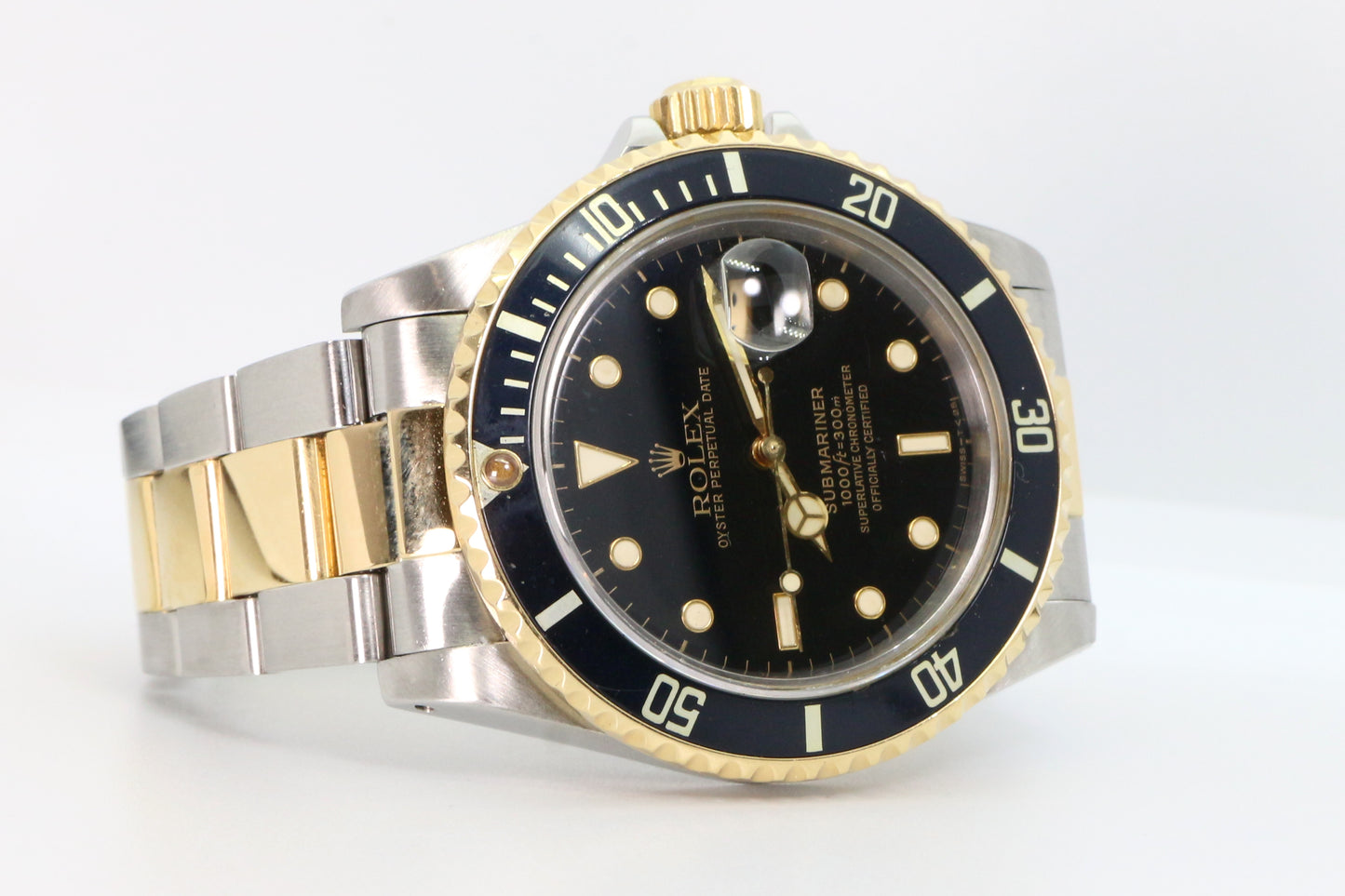 Rolex Ref: 16803 Rare Two-Tone Submariner Full Set