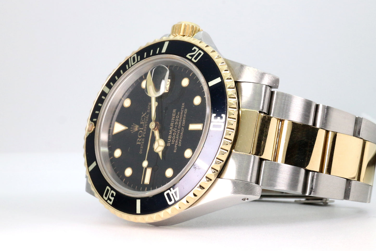 Rolex Ref: 16803 Rare Two-Tone Submariner Full Set