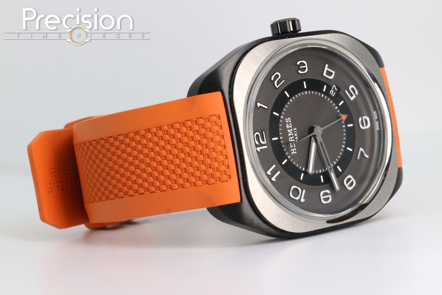 Hermès H08 Black DLC Titanium 39mm Full Set