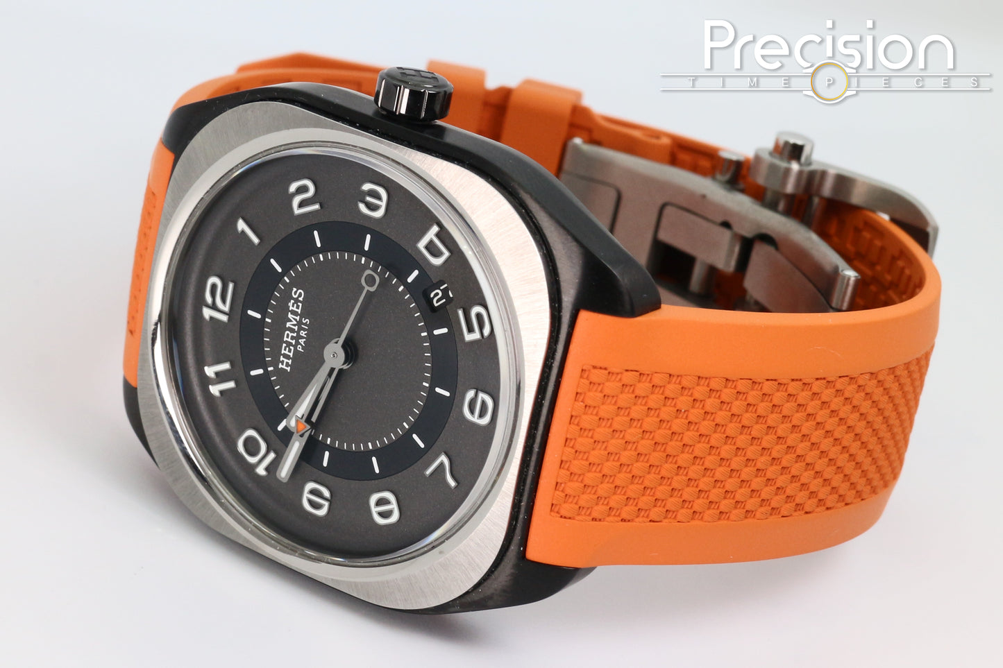 Hermès H08 Black DLC Titanium 39mm Full Set